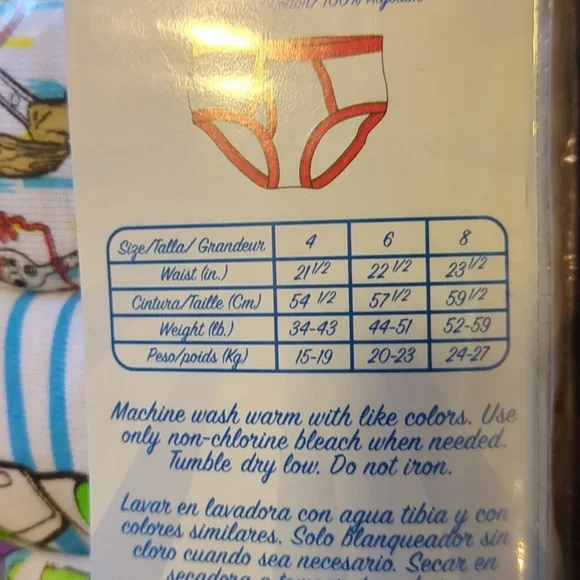 Toy Story 4 Boys 100% Cotton Briefs - Size 8 (5-Pack) - New in Package - Picture 3 of 7